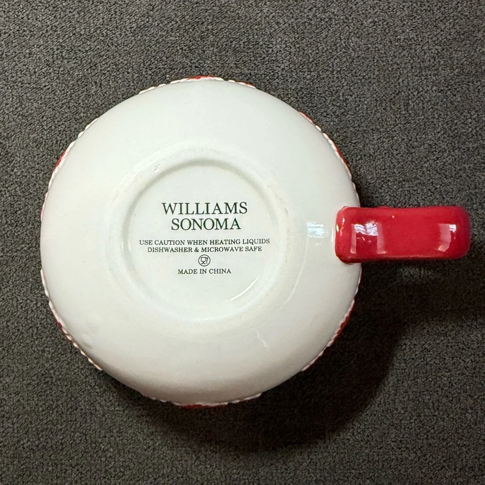 Williams Sonoma Ornament Figural Mugs Set of 4